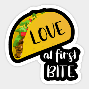 Love at First Bite Sticker